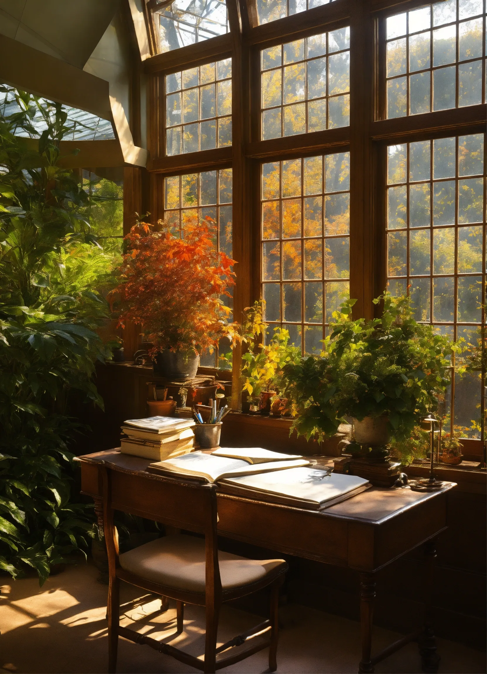 Large Monstera deliciosa in decorative pot